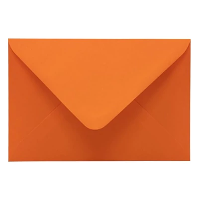 Boríték színes KASKAD LC/6 enyvezett 114x162mm 48 narancs 50 darabos