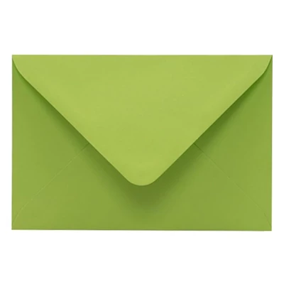 Boríték színes KASKAD LC/6 enyvezett 114x162mm 66 lime zöld 50 darabos