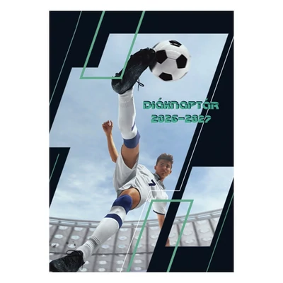 Diák zsebkönyv TOPTIMER papírborító B/6 heti 120x170mm Foci 2026-2027