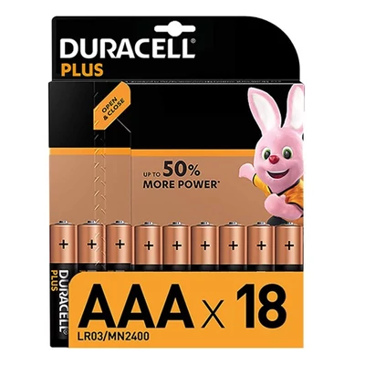 Elem mikro DURACELL Basic MX2400 AAA 18-as