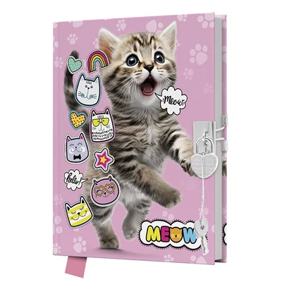 Emlékkönyv JUNIOR Cicás lakattal