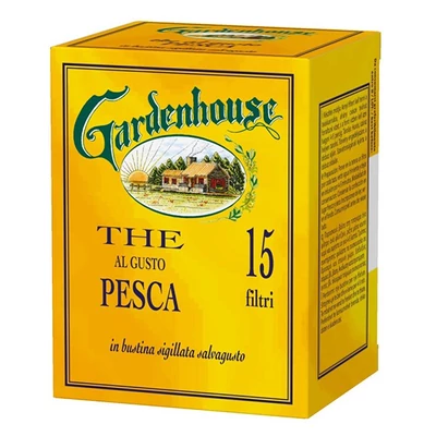 Fekete tea GARDENHOUSE őszibarack 15x2 g