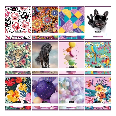 Füzet vonalas NEBULO A/4 32 lapos 81-32 L-Design 12 db/csomag