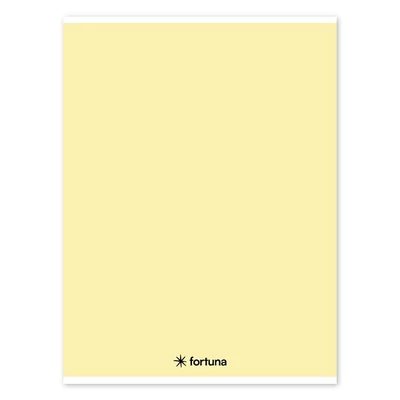 Füzet vonalas FORTUNA Monocolor A/4 32 lapos 81-32 pasztell sárga