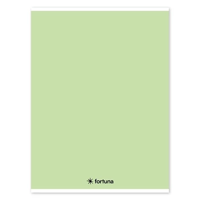 Füzet vonalas FORTUNA Monocolor A/4 32 lapos 81-32 pasztell zöld