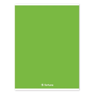 Füzet vonalas FORTUNA Monocolor A/4 32 lapos 81-32 zöld