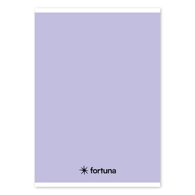 Füzet vonalas FORTUNA Monocolor A/5 32 lapos 21-32 pasztell lila