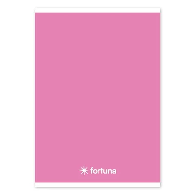 Füzet vonalas FORTUNA Monocolor A/5 32 lapos 21-32 rózsaszín