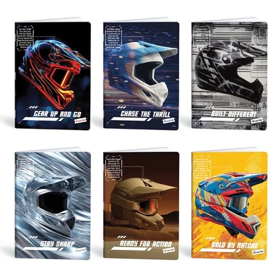 Füzet vonalas LIPAMILL A/4 40 lapos Born to ride