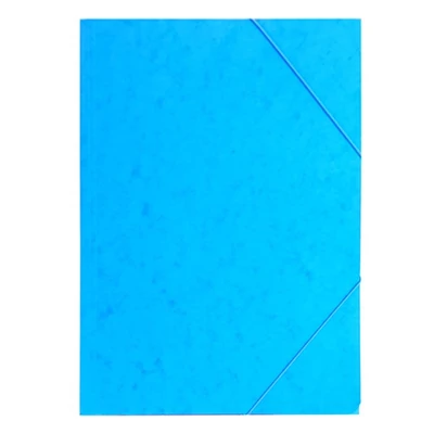 Gumis mappa A/4 prespán világoskék 345 g