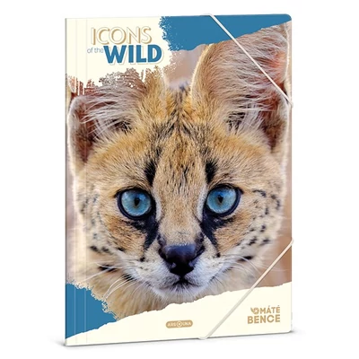Gumis mappa ARS UNA A/4 Icons of the Wild-Serval