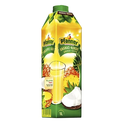 Gyümölcslé PFANNER ananász-kókusz 25% 1L