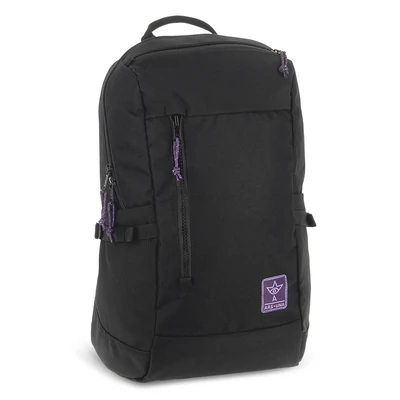 Hátizsák iskolai ARS UNA AU-17 Girl`S Black-Violet Cordura