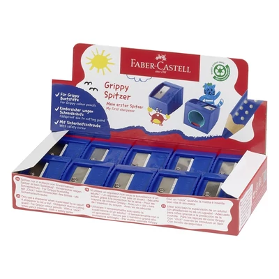 Hegyező FABER-CASTELL Grippy Jumbo 1 lyukú kék