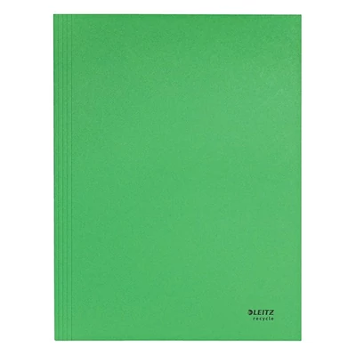 Iratgyűjtő LEITZ Recycle  A/4 3 pólyás karton zöld