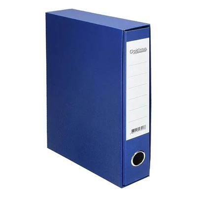 Iratrendező tokos OPTIMA A/4 50mm kék