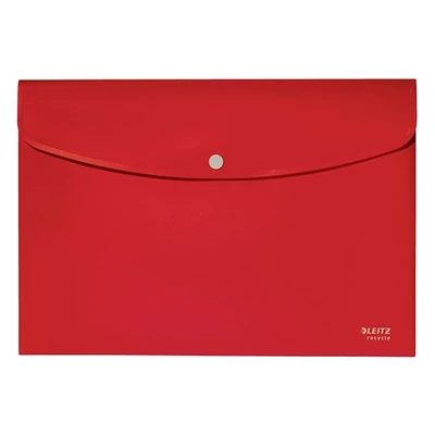 Irattasak LEITZ Recycle A/4 PP patentos piros