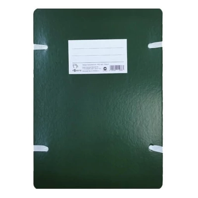 Irományfedél szalagos CLARISSA 1050 g zöld