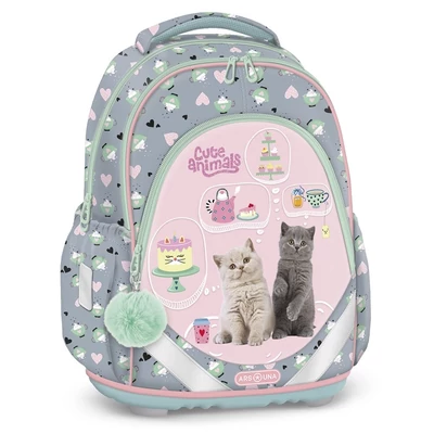 Iskolatáska ARS UNA anatómiai Animals-Tea Party