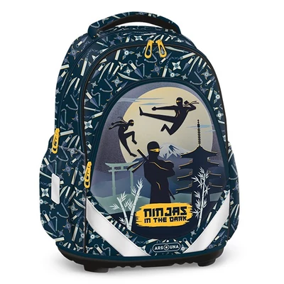 Iskolatáska ARS UNA anatómiai Ninjas in the Dark