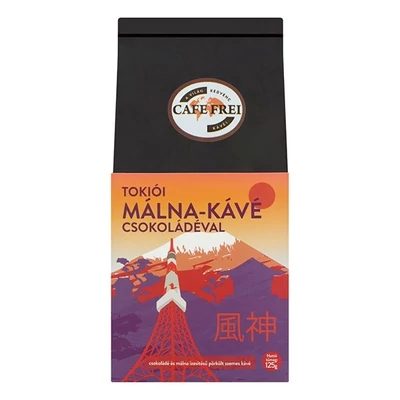 Kávé szemes CAFE FREI Tokiói Csoki-Málna 125 g
