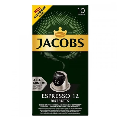Kávékapszula JACOBS Nespresso Espresso Ristretto 52g