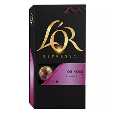 Kávékapszula L`OR Nespresso Espresso Or Rose 10 kapszula/doboz