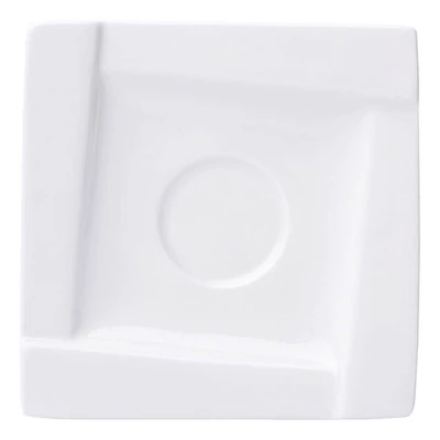 Kávéscsésze alj AMBITION Kubiko fehér 11,5 cm 6 darabos