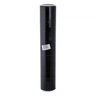 Kézi strech fólia fekete 2 kg 23 my papírcsévén