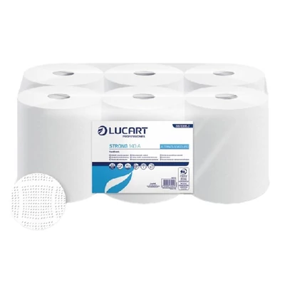 Kéztörlő tekercses LUCART Strong 14cm 2 rétegű fehér 59 m 255 lap 861093
