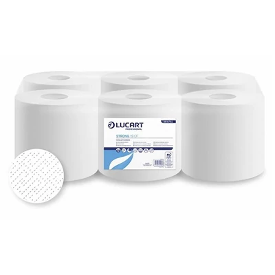 Kéztörlő tekercses LUCART Strong 19 CF 100 m fehér 2 rétegű