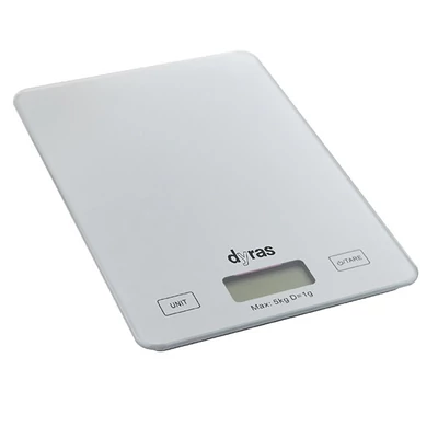 Konyhai mérleg DYRAS KSCL-1032WH fehér