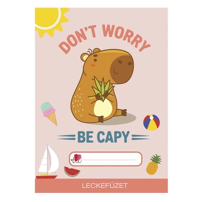 Leckefüzet ICO Süni A/5 Capybara