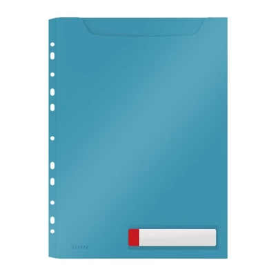 Lefűzhető genotherm LEITZ Cosy Privacy Jumbo A/4 200 mikron nyugodtkék 3 darabos