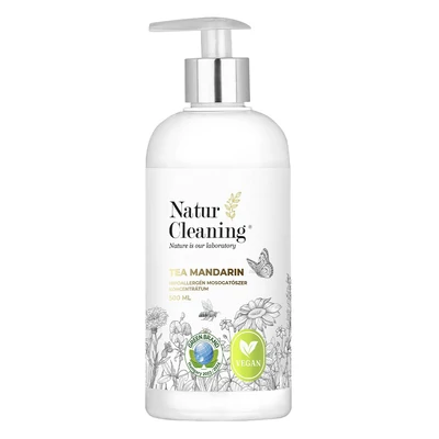 Mosogatószer NATURCLEANING pumpás koncentrátum tea-mandarin 500 ml