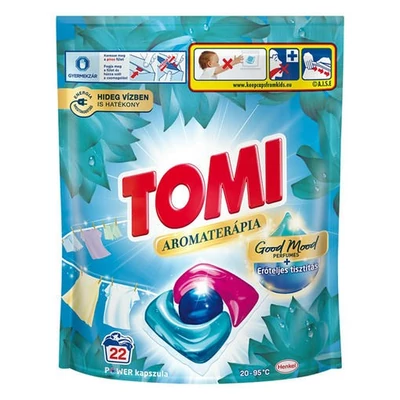 Mosókapszula TOMI Lotus Universal fehér- és világos ruhákhoz 22 db
