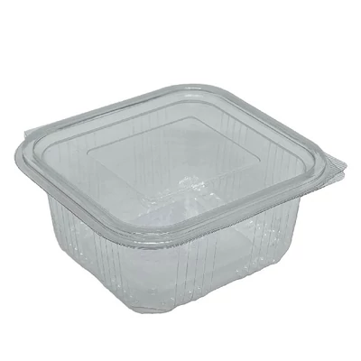 Műanyag salátás egybefedeles tál PET 500 ml 100 darabos