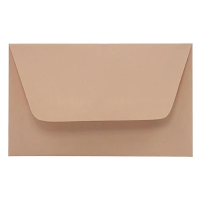 Névjegyboríték színes KASKAD enyvezett 70x105mm 16 mokka 50 darabos