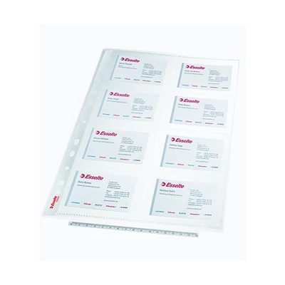 Névjegytartó ESSELTE lefűzhető A/4 8 darabos (16 férőhelyes)