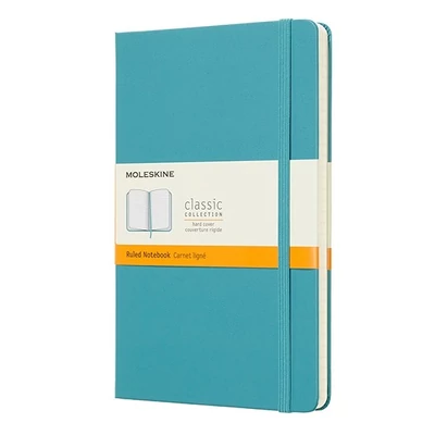 Notesz vonalas MOLESKINE QP060B35 "L" keményfedeles hamukék