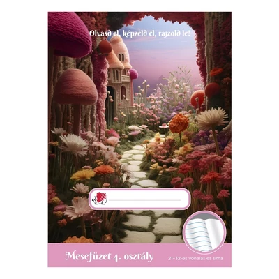 Olvasónapló-mesefüzet ICO Süni A/5 32 lapos IV. osztály lány