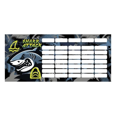 Órarend LIZZYSULI mini 2 oldalas Shark Attack