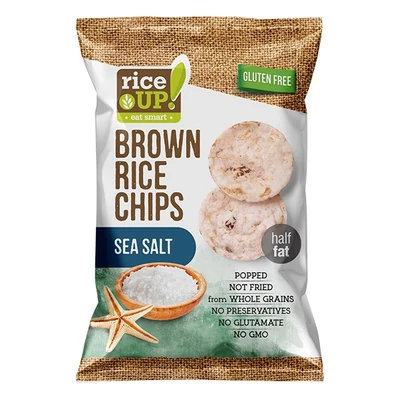 Rizschips RICE UP tengeri sós 60 g
