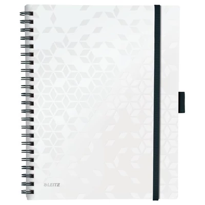 Spirálfüzet vonalas LEITZ Wow A/4 80 lapos Active fehér