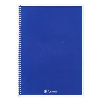 Spirálfüzet vonalas FORTUNA Monocolor A/5 70 lapos kék