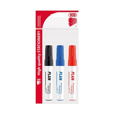 Táblamarker ICO Plan kerek 1-3mm 3 darabos