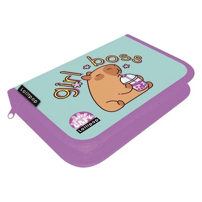 Tolltartó LIZZYSULI 2 klapnis üres varrott Lollipop Capybara