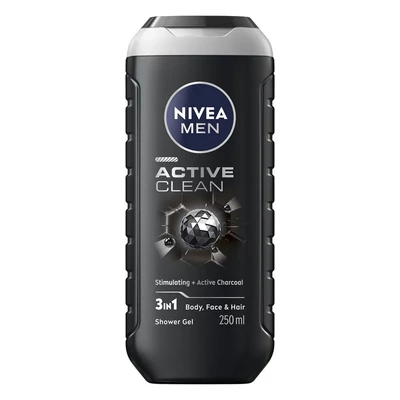 Tusfürdő NIVEA MEN active clean 250 ml
