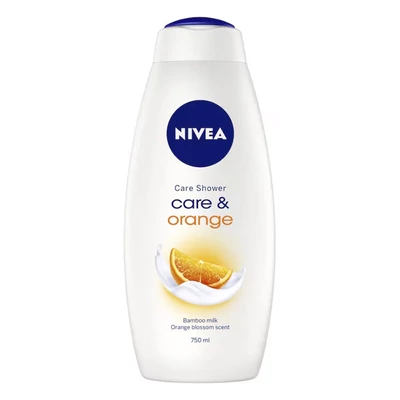 Tusfürdő NIVEA care & orange 250 ml