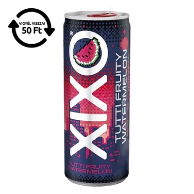 Üdítőital szénsavas XIXO Tutti Fruity Görögdinnye 0,25L DRS